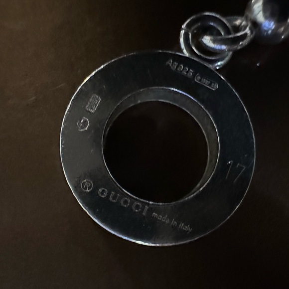 GUCCI 925 Silver Bead Toggle Bracelet ✨ - Picture 4 of 12